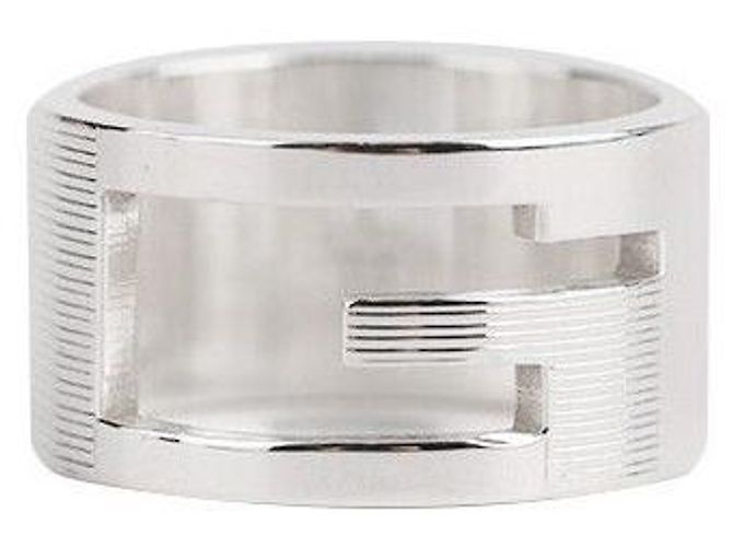 Gucci Anello in Argento con Logo Taglia - vista 4