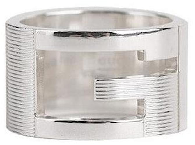 Gucci Silberring mit Logo Größe - Ansicht 4
