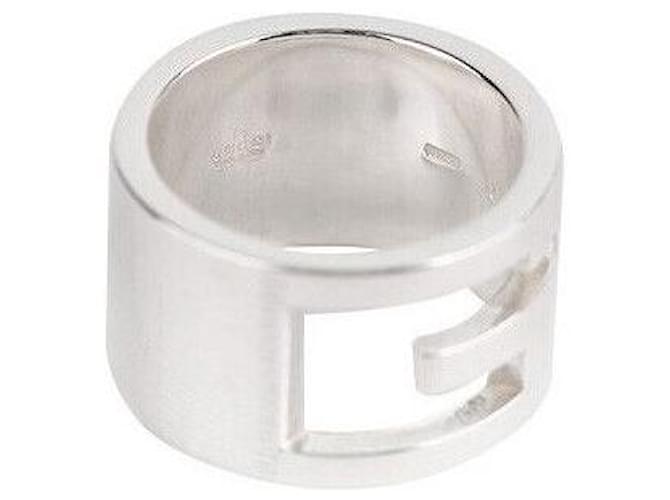 Gucci Silberring mit Logo Größe - Ansicht 5