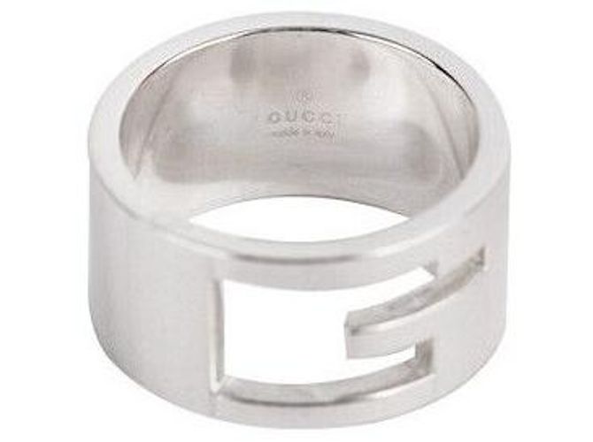 Gucci Anello in Argento con Logo Taglia - vista 5