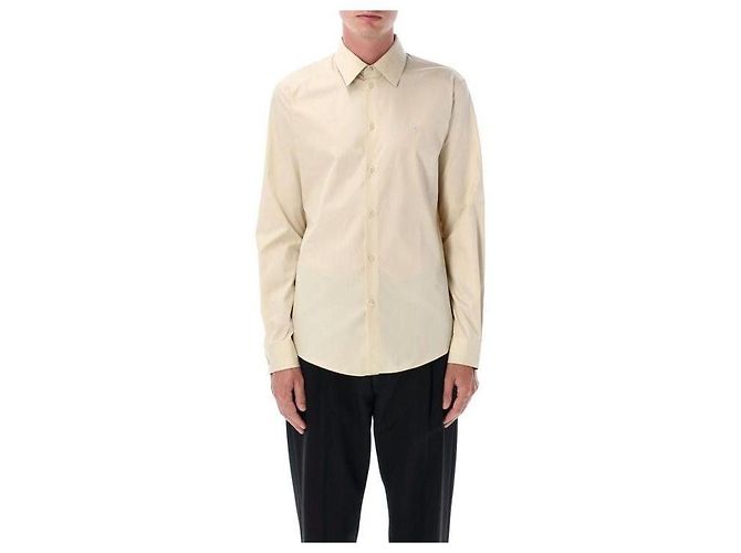 Burberry Camicia in cotone slim fit a maniche lunghe - vista 4