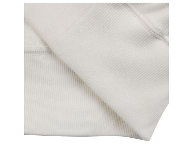 Céline Sweatshirt Oversized Blanc - vue 8