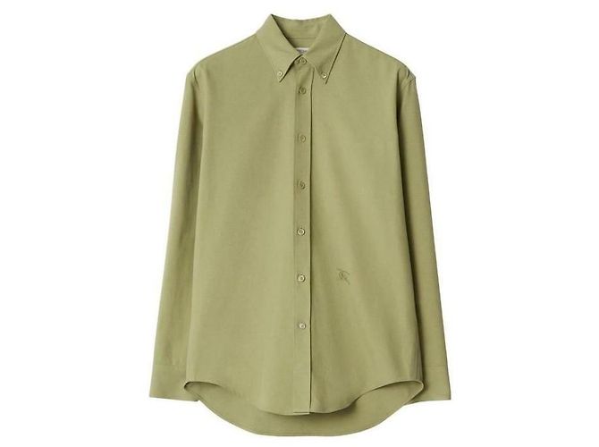 Burberry Camicia in cotone Oxford D'oro - vista 4
