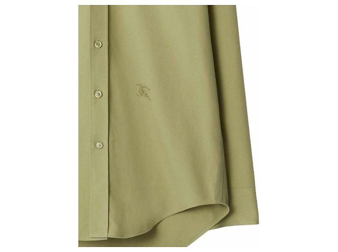 Burberry Camicia in cotone Oxford D'oro - vista 5