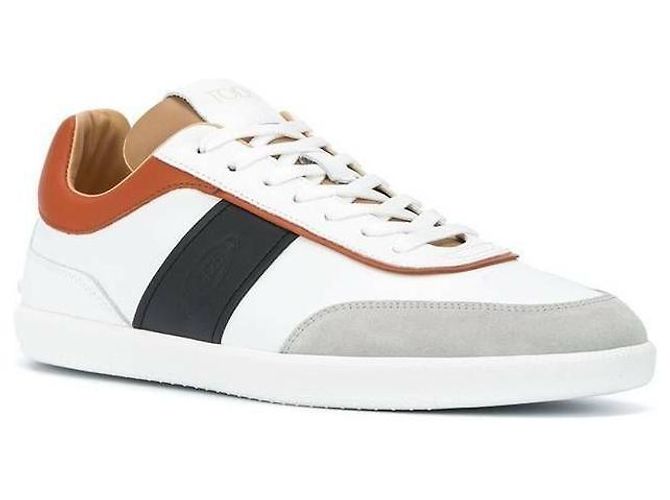 Tod's Wildleder-Logo-Panel-Sneaker - Ansicht 4