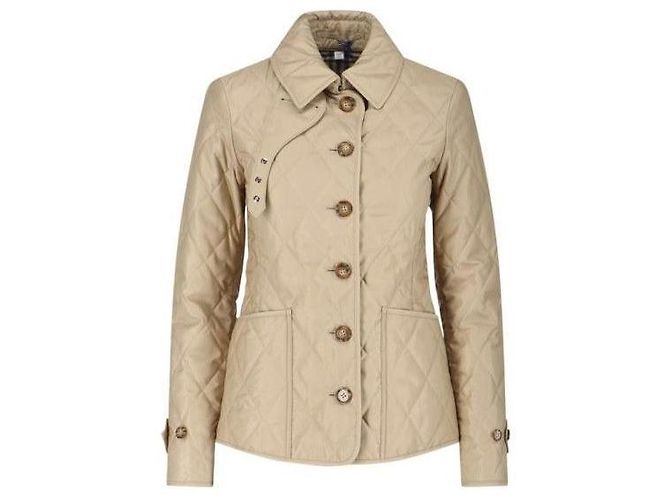 Burberry Diamantsteppjacke Orange - Ansicht 4