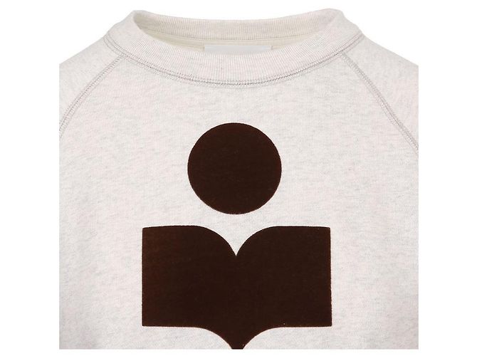 Isabel Marant Sudadera Ecru Millyny Blanco - vista 7