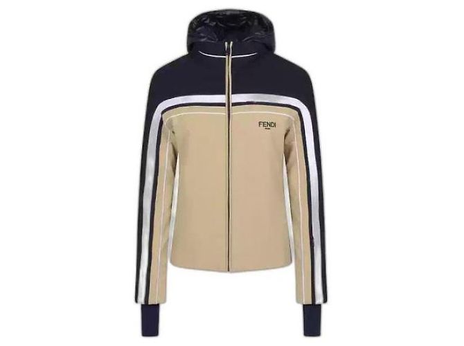 Fendi Skijacke aus technischem Gewebe Orange - Ansicht 4