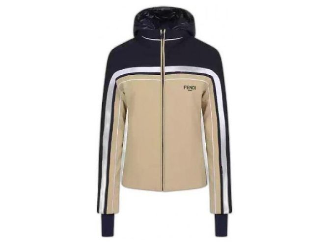 Fendi Skijacke aus technischem Gewebe Orange - Ansicht 5