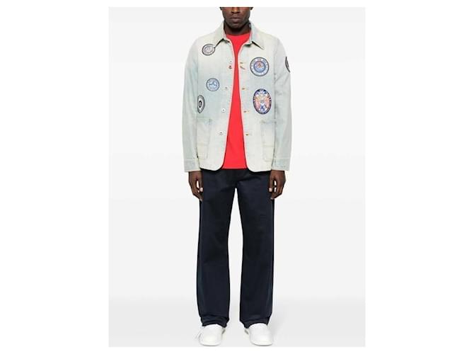 Kenzo Patchwork-Jeansjacke Silber - Ansicht 5