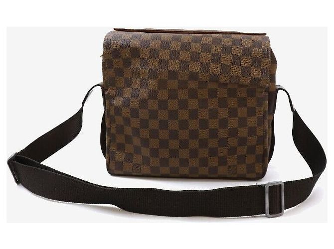 Louis Vuitton Borsa a tracolla Farfalla Damier Ébène Multicolore - vista 3