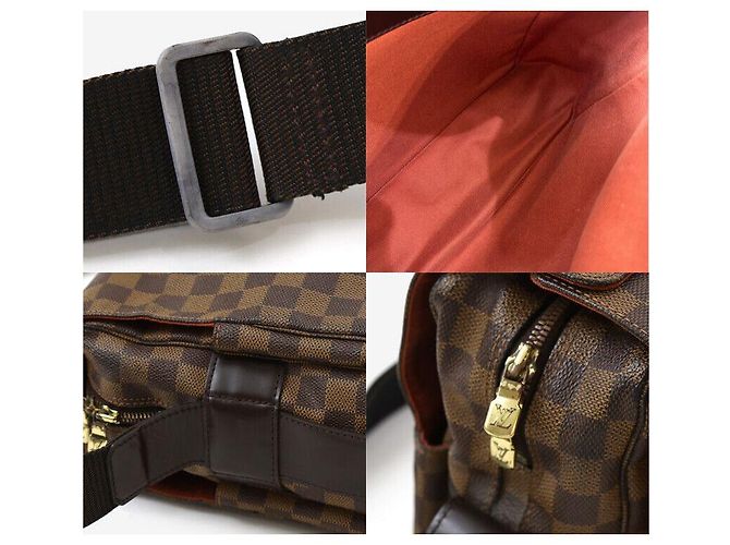 Louis Vuitton Borsa a tracolla Farfalla Damier Ébène Multicolore - vista 7
