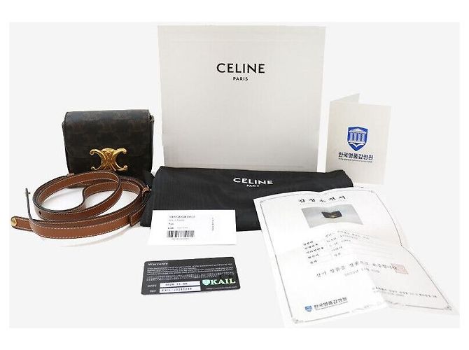 Céline Mini Triope Umhängetasche Mehrfarben - Ansicht 8