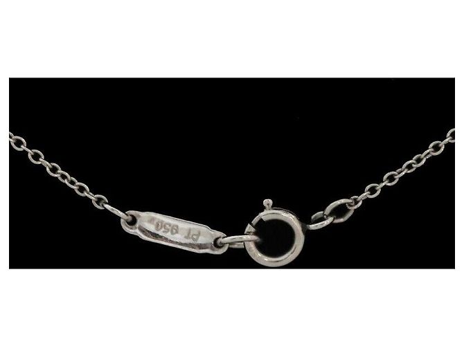Tiffany & Co Collana in platino con pendente a forma di cuore in diamante Multicolore - vista 3