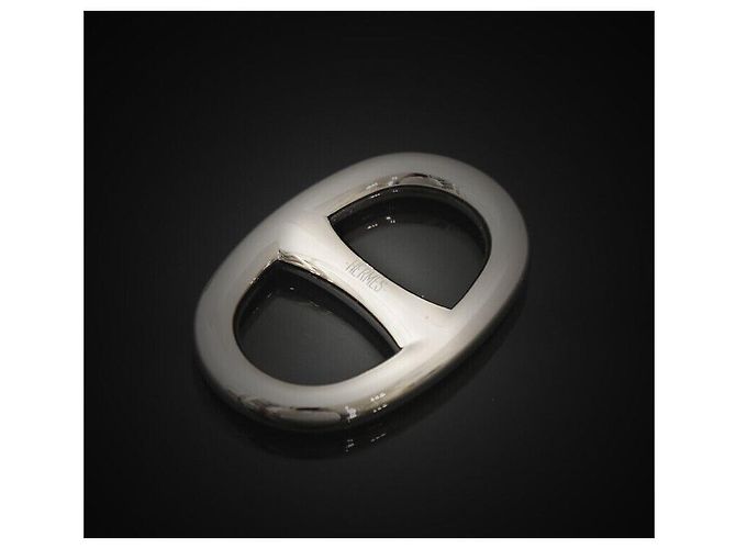 Ring Hermès Anello per Sciarpa Chandale in Palladio Multicolore - vista 2