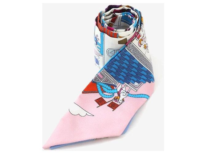 Hermès Pañuelo Twilly Multicolor - vista 3