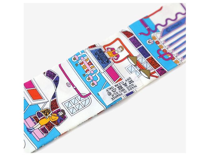 Hermès Pañuelo Twilly Multicolor - vista 4