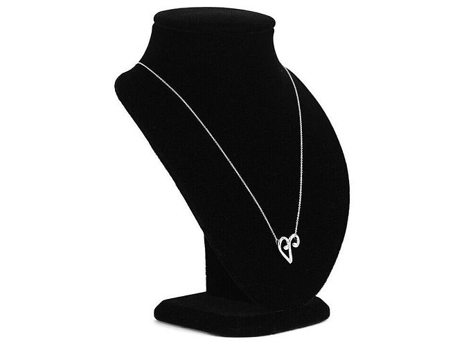 Tiffany & Co Collana d'Argento a Forma di Cuore - vista 5