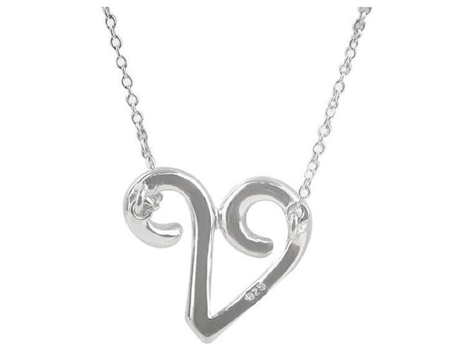 Tiffany & Co Collana d'argento a forma di cuore - vista 2