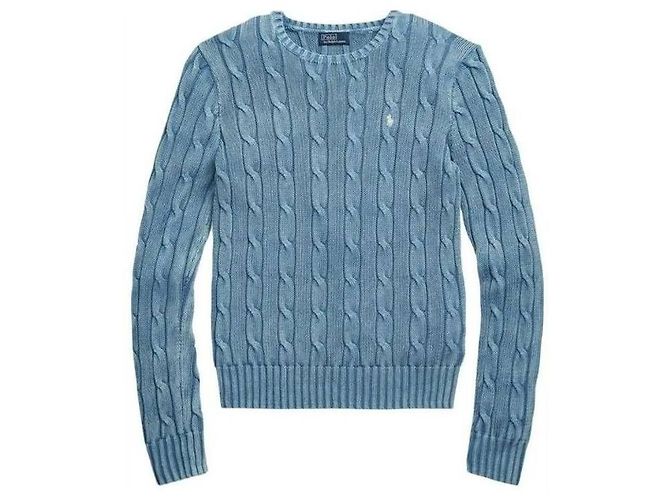 Ralph Lauren Maglione a treccia con logo pony - vista 4
