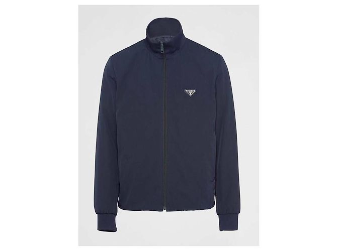 Prada Giacca con zip in tessuto tecnico - vista 9