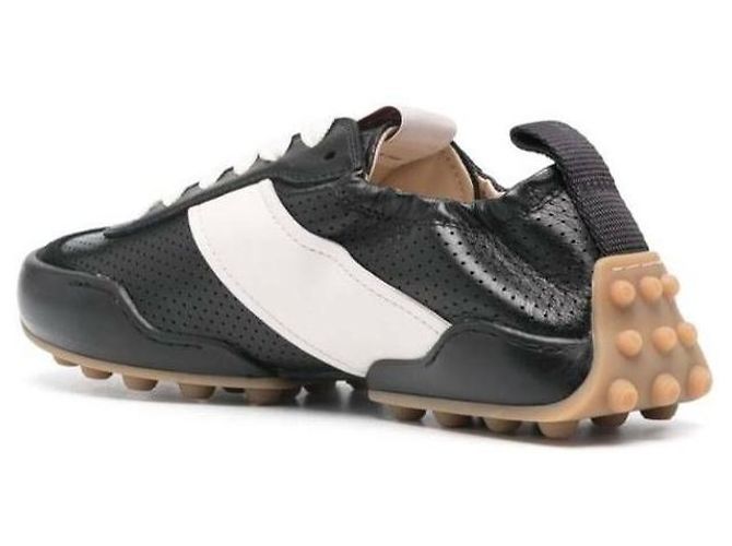 Tod's Tênis de couro elástico - vista 4