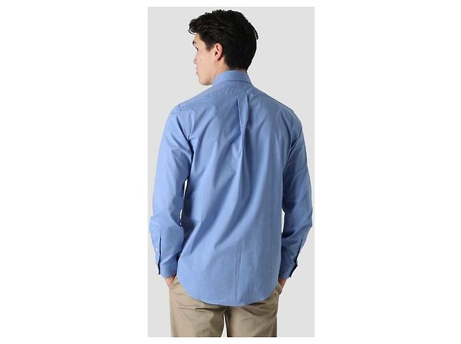 Ralph Lauren Camicia in popeline elasticizzato con ricamo del logo pony - vista 5