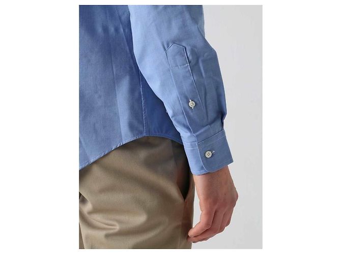 Ralph Lauren Camicia in popeline elasticizzato con ricamo del logo pony - vista 6