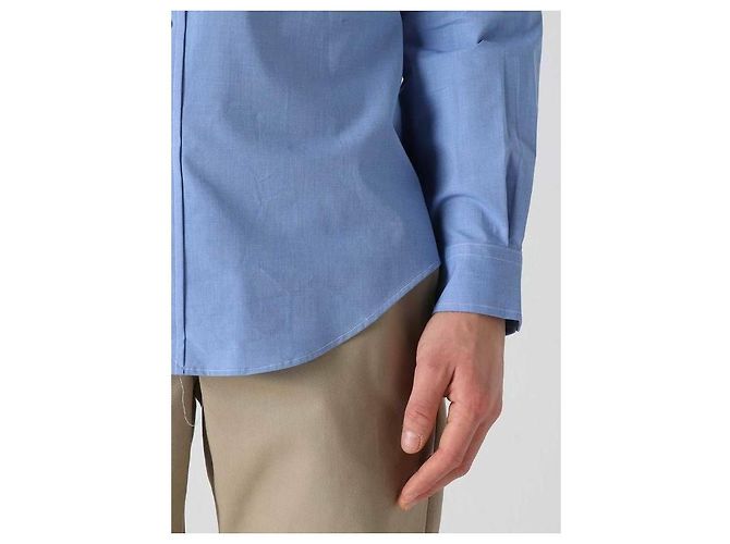 Ralph Lauren Camicia in popeline elasticizzato con ricamo del logo pony - vista 8