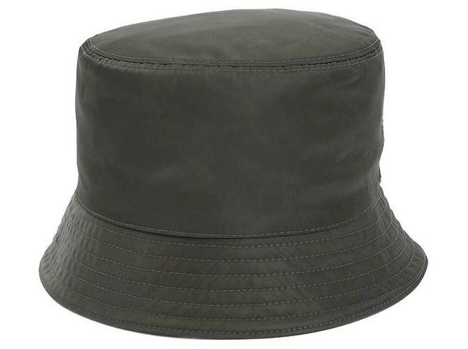 Prada Re-Nylon Triangle Logo Bucket Hat - view 5