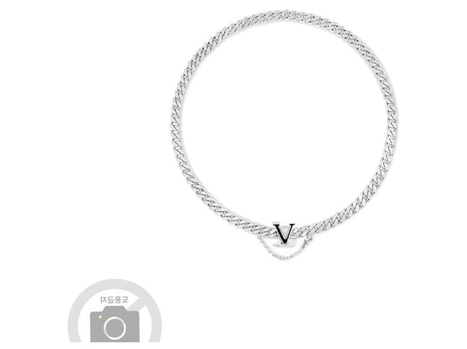Louis Vuitton Collana Spike LV per uomini Argento - vista 5
