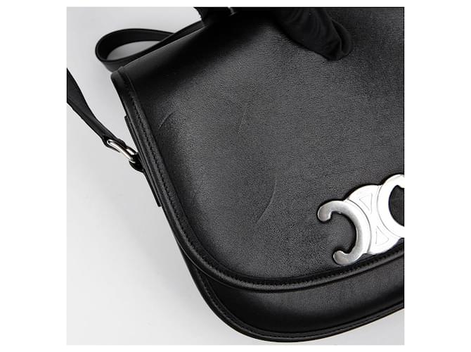 Céline TROPEA Versace Borsa a Spalla Media Nero - vista 3
