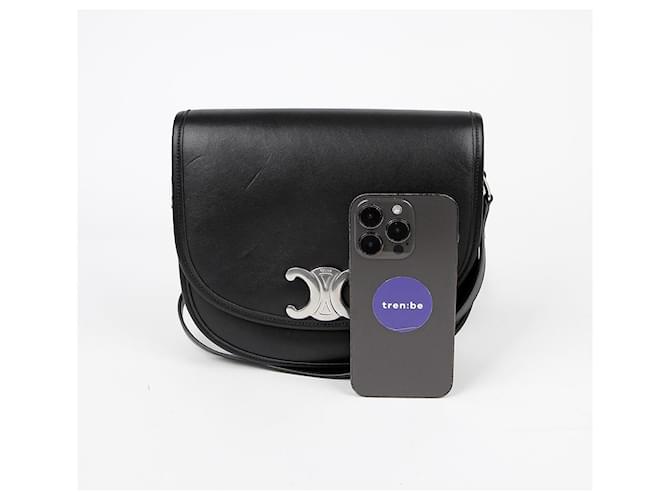 Céline TROPEA Versace Borsa a Spalla Media Nero - vista 8