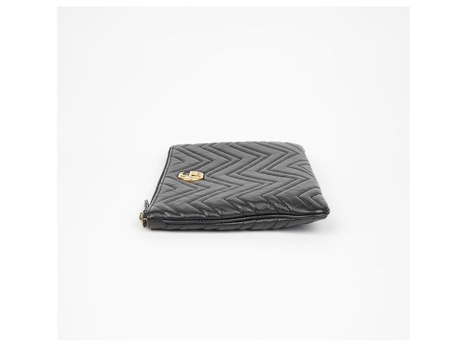Gucci Pochette GG Marmont Negro - vista 5