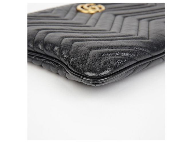 Gucci Pochette GG Marmont Negro - vista 7