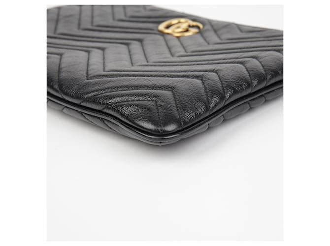 Gucci Pochette GG Marmont Negro - vista 8