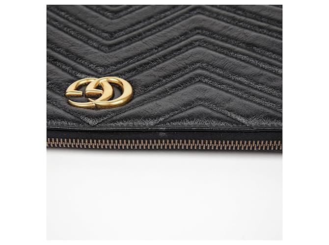 Gucci Pochette GG Marmont Negro - vista 9