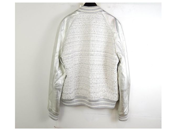 Valentino Signature Tweed Varsity Jacket - view 3