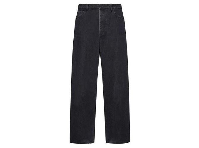 Balenciaga Pantaloni in denim dritti - vista 4