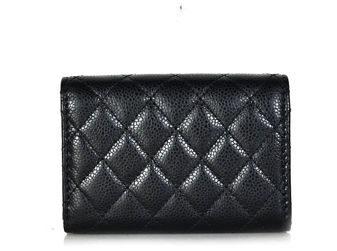 Chanel Mini billetera Boy Caviar Negro - vista 3