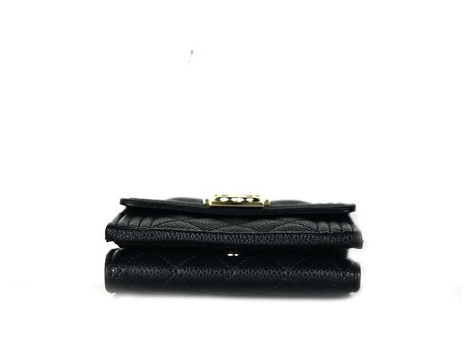 Chanel Mini billetera Boy Caviar Negro - vista 4
