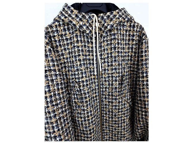 Louis Vuitton Tweed-Monogramm-Hoodie-Jacke Mehrfarben - Ansicht 3