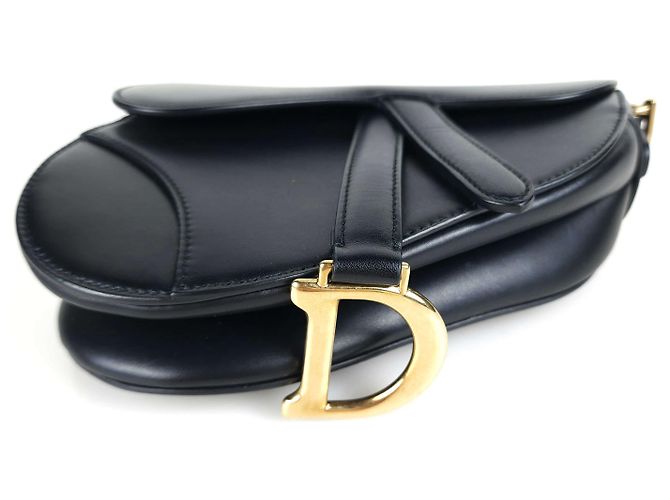 Saddle Dior Sattelleder Schultertasche Schwarz - Ansicht 6
