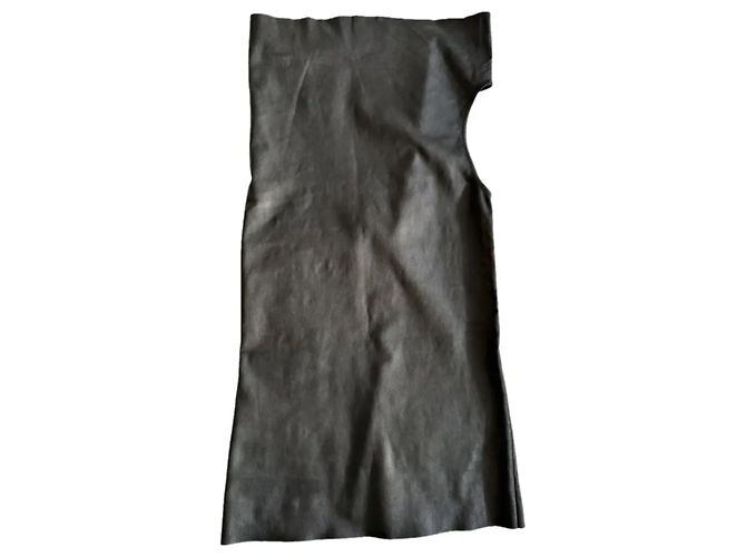 Top toga de cordero negro Rick Owens IT38 - vista 7