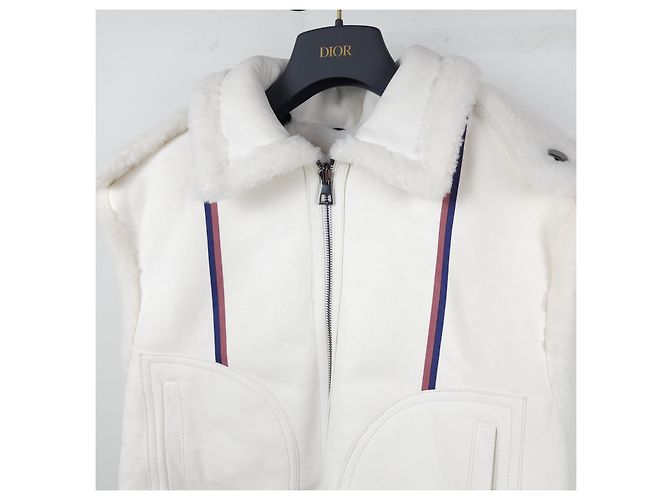 Dior Shearling Leather Hooded Vest - view 2