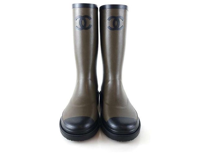 Chanel cc CC Rubber Rain Boots Multiple colors - view 4