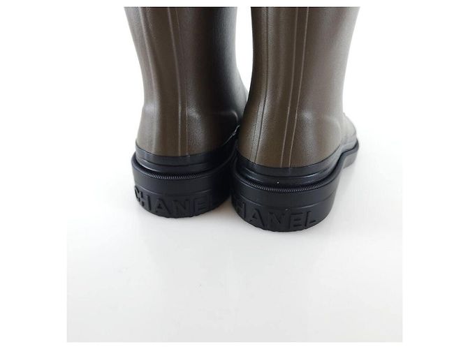 Chanel cc CC Rubber Rain Boots Multiple colors - view 6