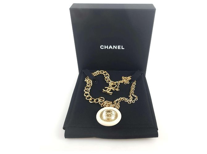 Chanel Spilla con catena a monete CC Multicolore - vista 5