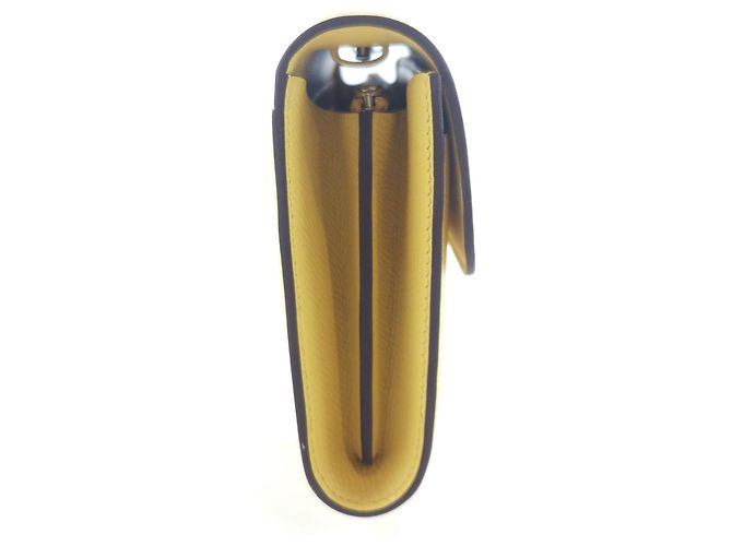 Hermès Borsa a tracolla Constance Long Togo Applson Wallet D'oro - vista 3