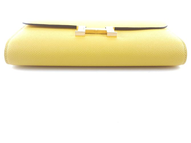 Hermès Borsa a tracolla Constance Long Togo Applson Wallet D'oro - vista 5